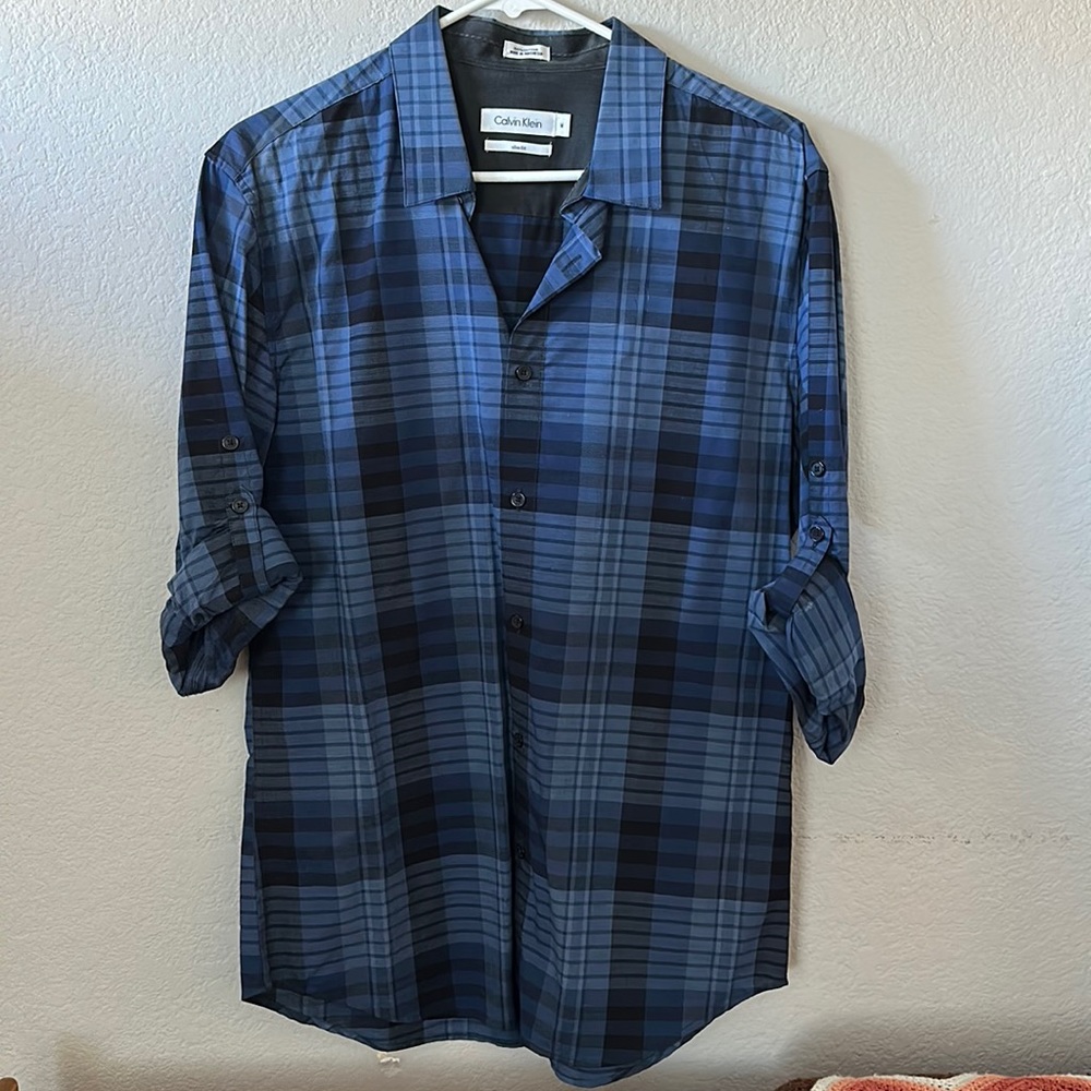 Calvin Klein slim fit button down